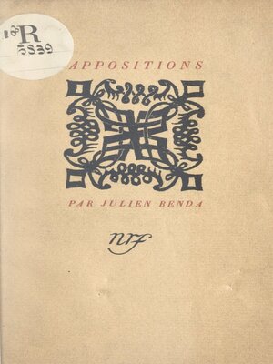 cover image of Appositions